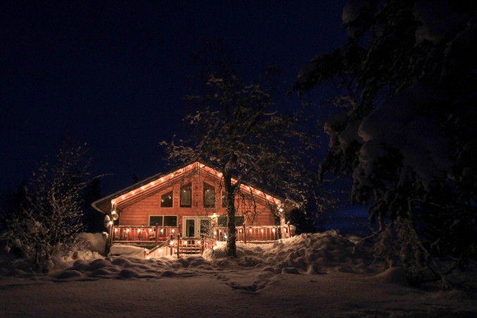 The Lodge an hour before sunrise