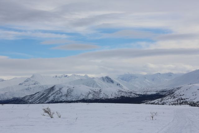 En route to Rainy Pass