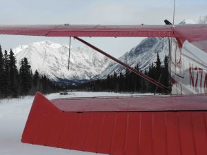 Planes Rohn remote airstrip. Iditarod